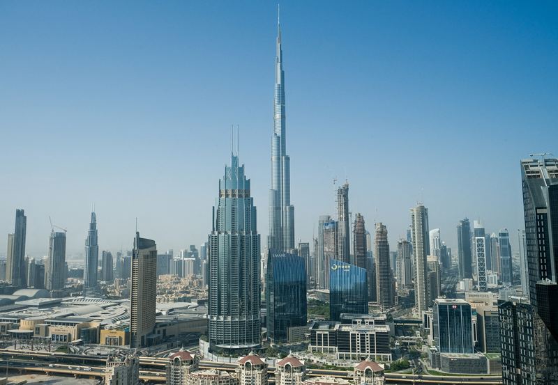 Vue panoramique de Dubaï